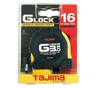 Tajima Mètre à ruban G-Lock G6P30MY - 3 m x 16 mm - Antichoc