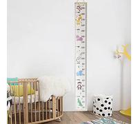 Mesure hauteur enfants, Tableau de Croissance Enfants, Toise Murale Enfant, Bébé Toise Murale à Suspendre Règle, pour Fille Garçon Hauteur de Mesure, Décoration de Chambre(200cm*20cm)