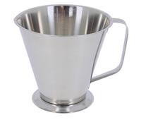 Mesure inox graduee a pied & poignee 1l