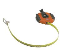 Mesure longue ruban en fibre de verre et boîtier bi-matière - longueur 20m SAM OUTILLAGE
