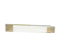 Mesure pliante 2 m x 17 mm bois blanc-jaune - 0-35-458 - STANLEY