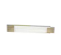 Stanley Mesure pliante 0-35-458 – 2 m x 17 mm – en bois Blanc/Jaune