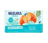 Misura Privolat Cornetti Classici Senza Latte e Uova Croissants classiques sans lait ni œuf (6 x 40 g) 240 g
