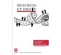 Mesure(s) et Droit - Romy Sutra - P.universite Toulouse 1 Capitole - broché - Etude
