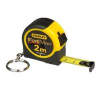 Stanley Mètre porte-clés FatMax FMHT0-33856 – Ruban laqué large, blocage, boîtier ABS antichoc