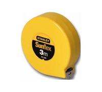 Stanley Mètre ruban 0-32-189 – 3 m x 12,7 mm, acier laqué, boîtier ABS antichocs, fabriqué en France