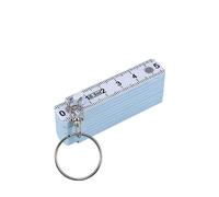 Mesures du ruban , Pliant Règle Ruaire Mesurer la conception de l'outil avec une clé de clé de la chaîne de clés et l'outil de mesure