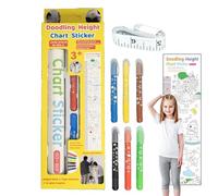 Mesures Murales pour la Longueur des - Autocollants de Croissance Dessins | Diagrammes muraux Multifonctionnels Interactifs Anti-saleté pour chambre d'enfant Chambre à coucher