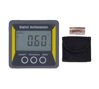 Mesureur d’angle numérique magnétique, outil d’inclinomètre précis avec écran LCD rétroéclairé - fixation aimantée stable, idéal pour menuiserie, soudure et bricolage