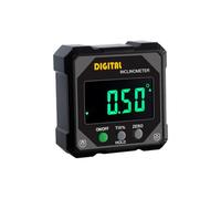 Mesureur D'angle Digital Haute Précision, Jaune | Boîtier Robuste En Plastique, Jauge D'angle Numérique avec Écran écran numérique Rétroéclairé, Portable, Outil, pour Atelier