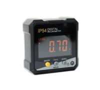 Mesureur D'angle Digital Professionnel, Boîtier Inclinometre Numérique Simple, Fond Noir Et Chiffres Orange, Noir Et Orange