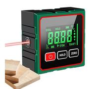 Mesureur d'Angle Numérique,Boîtier de Niveau Magnétique Numérique Multi-faces,Mesureur D'angle Rechargeable - Pour Plomberie Électricité Bricolage Extérieur Atelier Construction Menuiserie