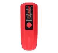 Mesureur de Champ Électromagnétique, Indicateur 5 LED, Portable de Poche - Protection Santé Instantanée, Plage 50Hz - 10kHz, Usage Domestique (Rouge)