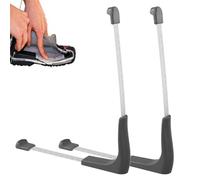Mesureur de Chaussure Pied Jauge 110-320mm Réglable Télescopique Règle pour Adulte et Enfant Mesure de la Taille de Chaussure, Gris + Argent