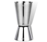 Mesureur de Cocktail 2CL 4CL - Double Jigger en Acier Inoxydable, Verre Mesureur pour Gin, Whiskey, Alcool, Accessoires de Bar et Cocktail de Haute Qualité