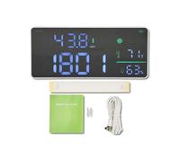 Mesureur de décibels 4 en 1 - Sonomètre professionnel, indicateur de bruit, mesure sonore précise, écran LED 11 pouces ajustable, batterie 2000mAh USB rechargeable, contrôle qualité et santé