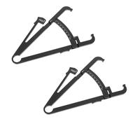 Mesureur de Graisse Corporelle 2 Pièces ABS pour Évaluation | Pince de Mesure, Guide Facile à Utiliser, Suivi à Domicile, Taille Humaine et Graisse de Taille