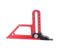 Mesureur de profondeur en aluminium à double échelle Outil essentiel pour mesurer la hauteur de coupe du bois précise