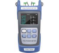 Mesureur de puissance PON portatif Testeur de fibre optique Stockage de données 1310nm 1490nm 1550nm Vidéo FTTX ONT OLT Dispositif de mesure des signaux
