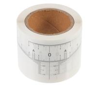 Mesureur de Sourcils Autocollant Jetable Blanc pour Femmes, Standard | Sticker Adhésif à Échelle, Usage Unique, sans Contact Peau, Outil de Maquillage