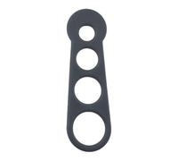 Mesureur de spaghetti - Jauge de pâtes, guide de portion pour une utilisation culinaire, modèle en acier inoxydable avec ouvertures rondes, ustensiles de cuisine, outil de dimensionnement pour