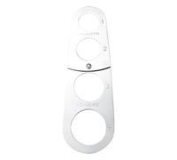 Mesureur de Spaghetti, Mesureur de Pâtes Pliable en Acier Inoxydable - Outil de Cuisson Spaghettis Mesure Rapide Pâtes Contrôle Portions pour Un Usage Domestique