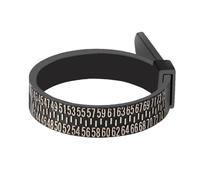 Mesureur de taille de bague - Cercle pour mesurer la taille des doigts - Appareil de mesure de bijoux portable et réutilisable - Pour femme - Échelle facile à lire, Siehe Beschreibung, 0, Voir