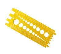 Mesureur De Vis 1 Pièce, Règle De Mesure De Vis Et Écrou, Outil De Écrou Portable, Identifiant De Boulon Et D'