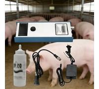 Mesureur D'épaisseur De Graisse Dorsale Vétérinaire, Compteur De Graisse Dorsale Portable For Porc, Affichage Numérique LED, Mesure À Un Bouton Connecteur Monté Sur Carte Robuste Stable