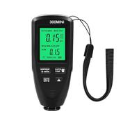 Mesureur d'épaisseur Jauge D'épaisseur De Peinture, Compteur Revêtement Voiture Pour La Surface L'industrie Manufacturière D'inspection Automobile Jauge de profondeur(Black)