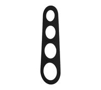 Mesureur des portions de pâtes - outil de spaghetti en acier inoxydable, jauges de taille de nouilles | 4 Anneaux de cuisine de service, outils de mesure des aliments compacts pour la planification de