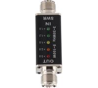 mesureur d'ondes stationnaires 5?100W Indicateur LED mini ondes courtes Mesureur SWR pour antenne radio