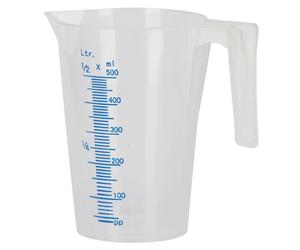 Mesureur gradué poignée avec bec verseur Kerbl Blanc 2000 ml