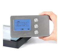 Mesureur numérique d'épaisseur de verre - Mesure à une touche, précision ± 0,1 mm, écran LCD, affiche l'épaisseur du verre et de l'espace d'air, modes automatique et manuel, cordon inclus