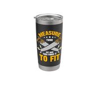 Mesurez deux fois, coupez une fois que vous aimez les meubles menuisiers Gobelet isotherme en acier inoxydable double paroi