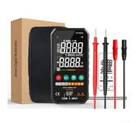 Mesurez efficacement la tension AC/DC et plus encore avec ce multimètre numérique LCD compact de 3 à 3 pouces (FY107C)