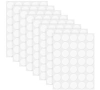 Mesybveo 280 Pièces Scratch Autocollant Rond, 20mm Transparent Apoints Adhésifs Double Faceen Acrylique, Amovible, Sans Trace, Pastilles Adhésif Rond pour Métal, Plastiques, Bois, Verre