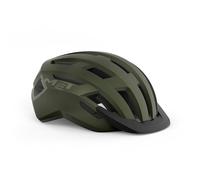 MET - Casque de Cyclisme Allroad Leisure - Olive / Iridium - Taille S (52-56 cm)