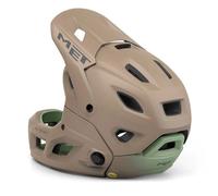 MET Casque intégral VTT Parachute MCR MIPS, mentonnière amovible — Gris S Fungi Mat