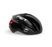 MET Casque de Route Manta MIPS Unisexe, Noir et Rouge, Taille M / 56-58 cm