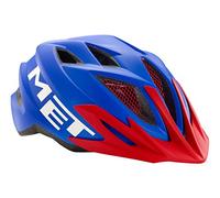 MET Casque de vélo Cracker Jack uni Bleu/Rouge