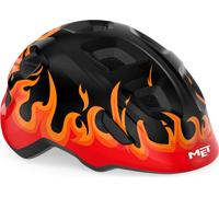 MET casque de vélo Hooray , Flammes - Noir Rouge, XS