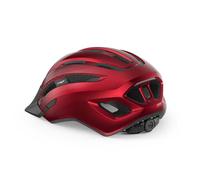MET Casque Downtown – rouge clair – M-L
