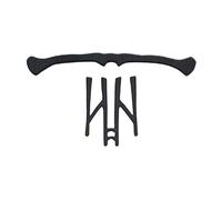 MET Casque rembourré Mixte, Génie Noir