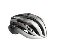 Casque MET Trenta 3K Carbone MIPS Édition UAE Team Emirates 2025 blanc gris noir rouge - M