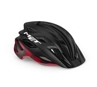 MET Casque Veleno MIPS Mat Brillant Sport, Noir/Rouge (Multicolore), M