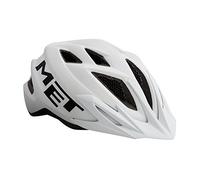MET Crackerjack Casque de Cyclisme, Enfants, Blanc, 52-57 cm