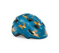 MET Horay MIPS Vélo Hel Jeunesse Unisexe, Teckel Bleu Brillant, XS