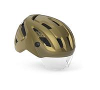 MET Intercity MIPS Vélo Hel Unisexe, Doré Brillant, M