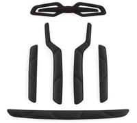 MET Rembourré Casque, Adultes Unisexe, Veleno Noir